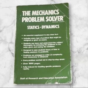 The Mechanics Problem Solver Book in Green Over 1000 Pages